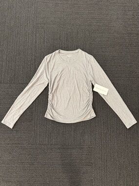 Athleta Heather Gray Long Sleeve Top Size M